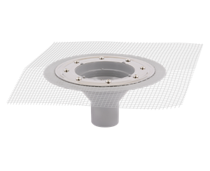 Ø50 Lower Outlet, Belling Compliant Net Mounted Sub Casing